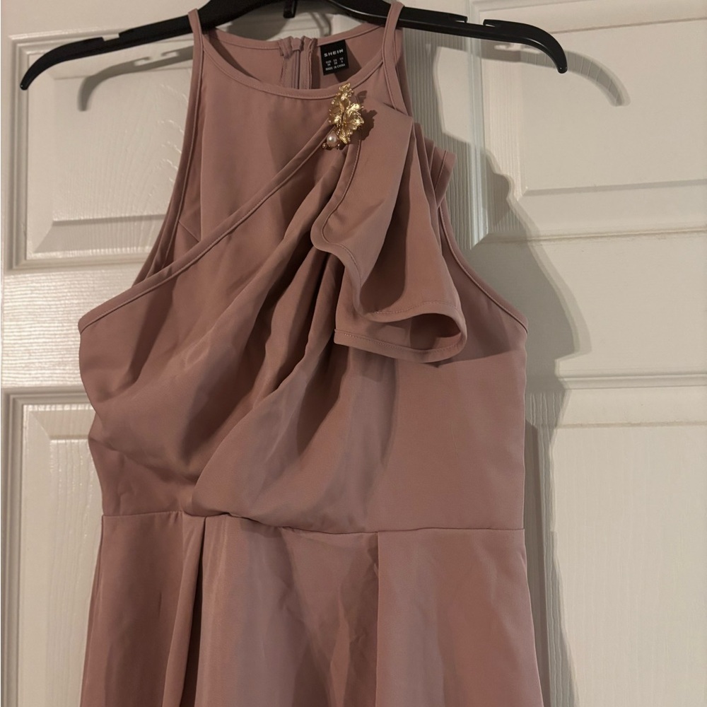 Elegant  Dress in Dusty Rose